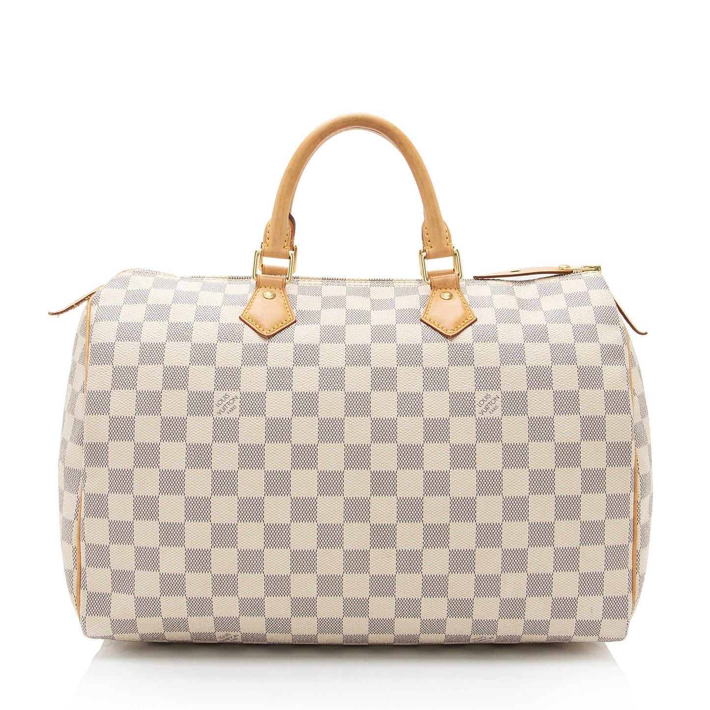 Louis Vuitton Damier Azur Speedy 35 Satchel (SHF-Sjma9Y)