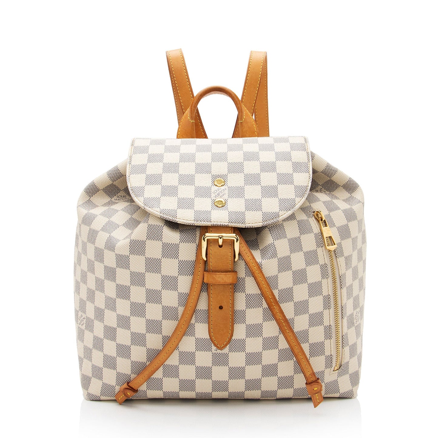Louis Vuitton Damier Azur Sperone Backpack (SHF-x7ZaCT)
