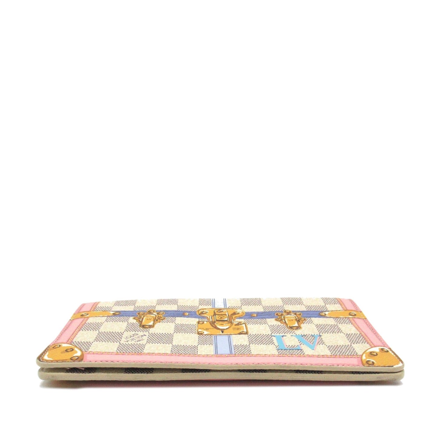 Louis Vuitton Damier Azur Summer Trunks Pochette Weekend (SHG-0kU19k)
