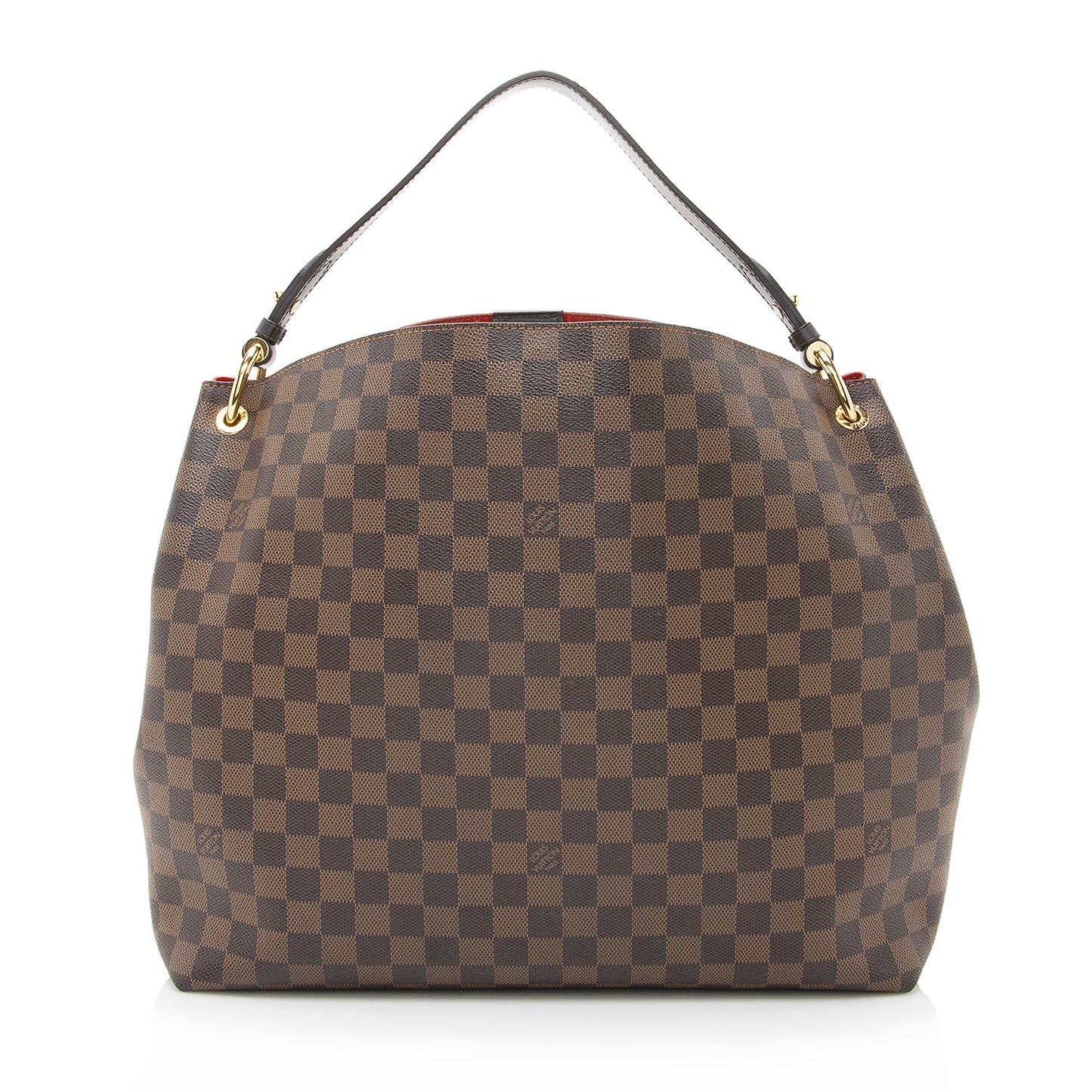 Louis Vuitton Damier Ebene Graceful MM Hobo (SHF-22365)