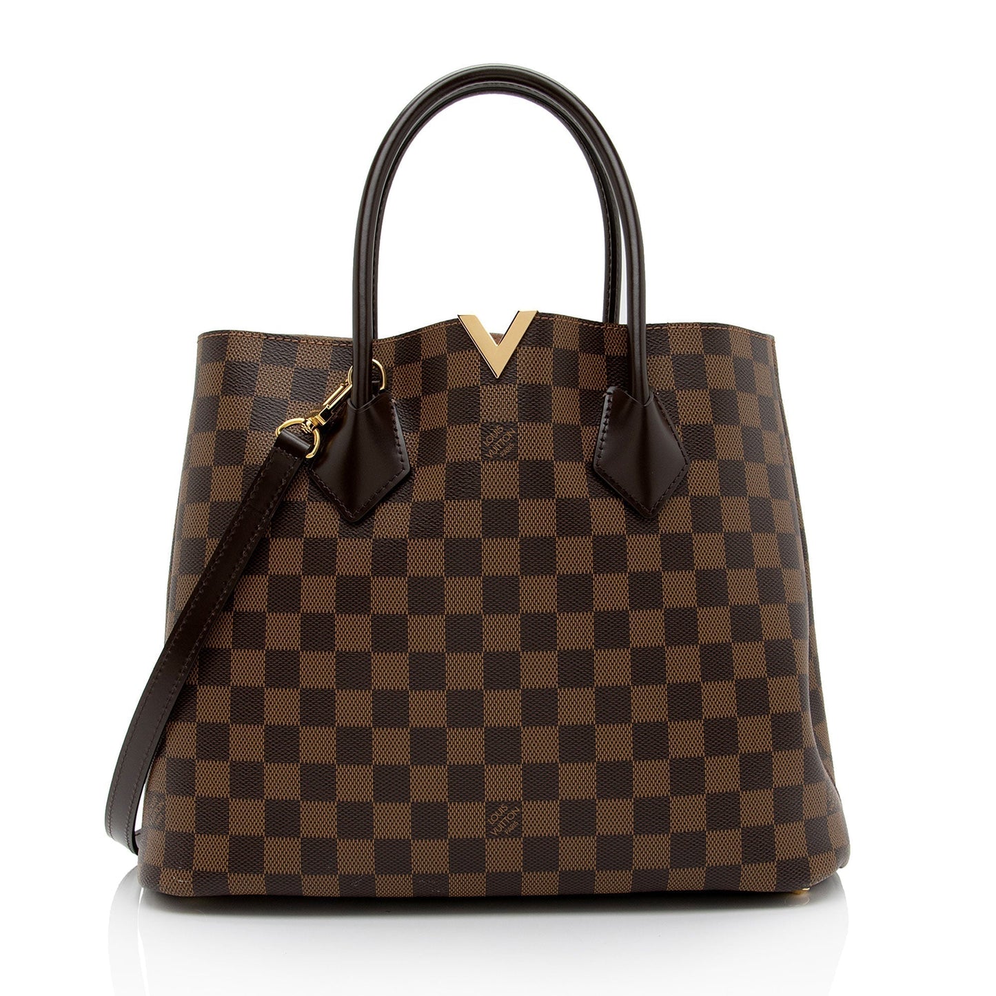Louis Vuitton Damier Ebene Kensington Tote (SHF-TWK4eQ)
