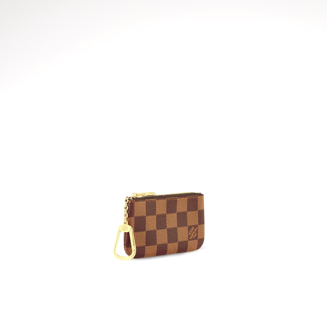LOUIS VUITTON EBENE DAMIER KEY COIN POUCH