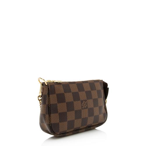 Louis Vuitton Damier Ebene Mini Pochette Accessoires (SHF-23418)