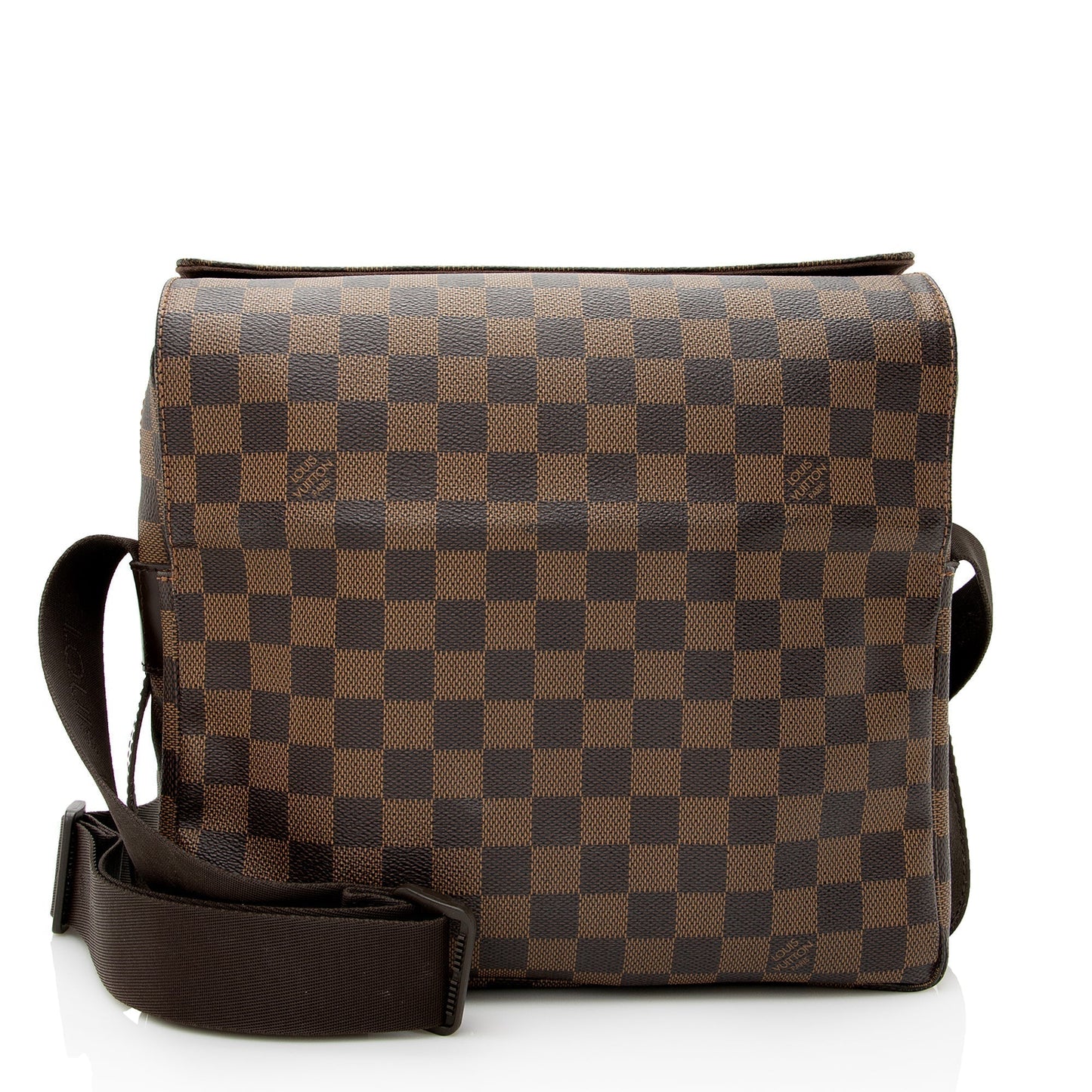 Louis Vuitton Damier Ebene Naviglio Messenger Bag (SHF-22595)