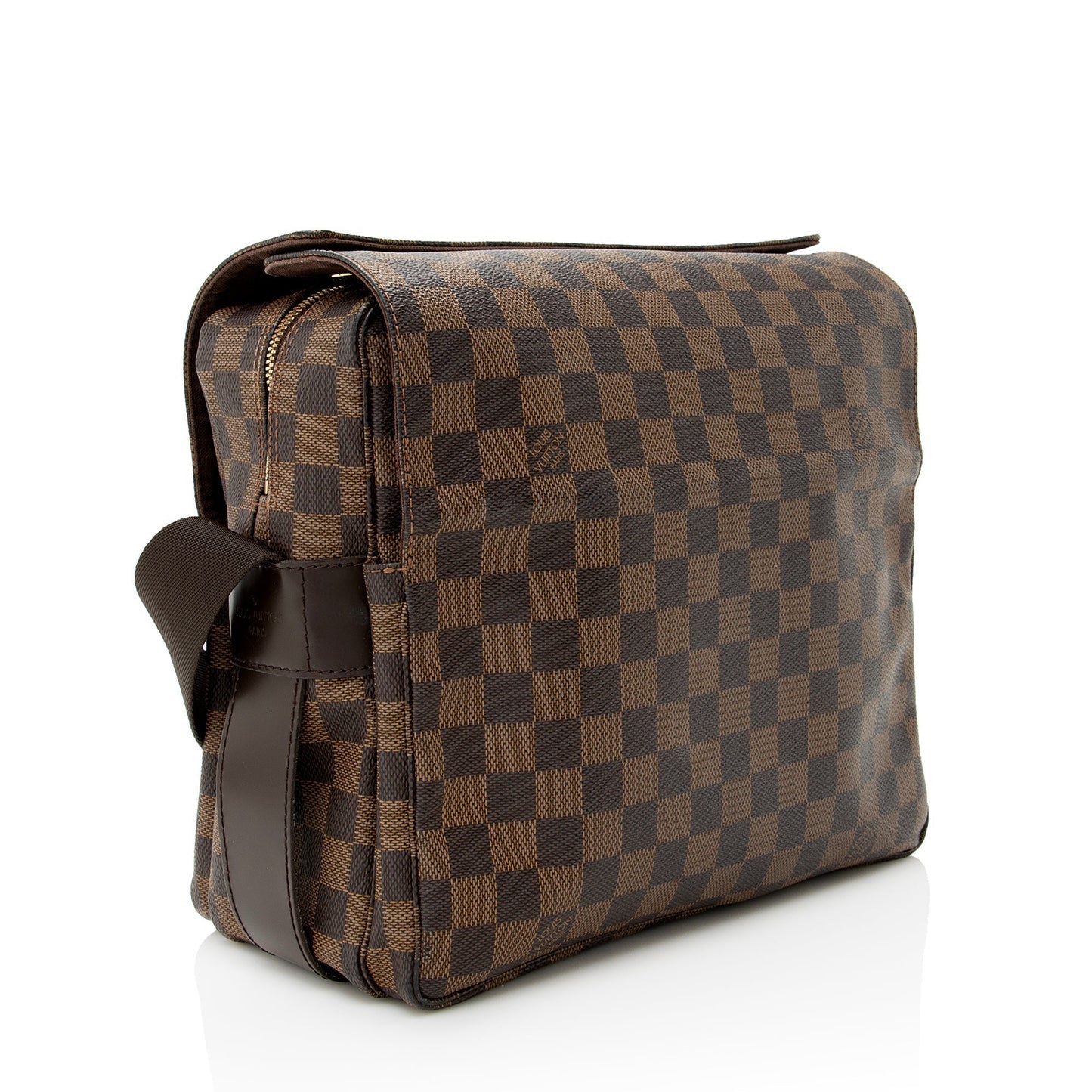 Louis Vuitton Damier Ebene Naviglio Messenger Bag (SHF-22595)