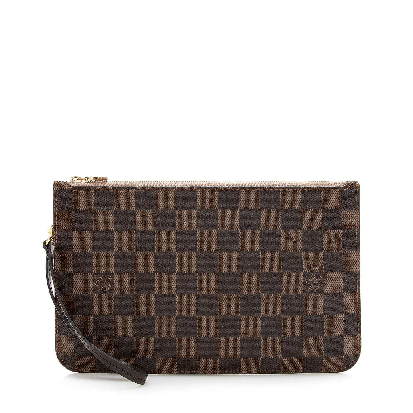 Louis Vuitton Damier Ebene Neverfull MM Pochette (SHF-22351)