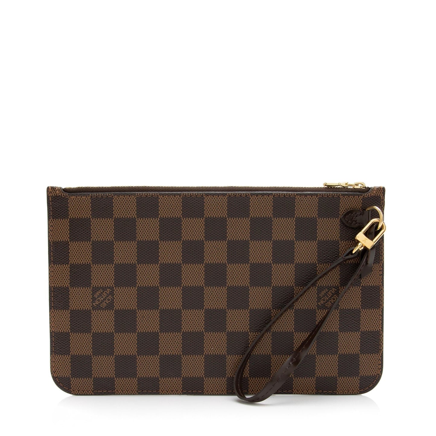 Louis Vuitton Damier Ebene Neverfull MM Pochette (SHF-23942)