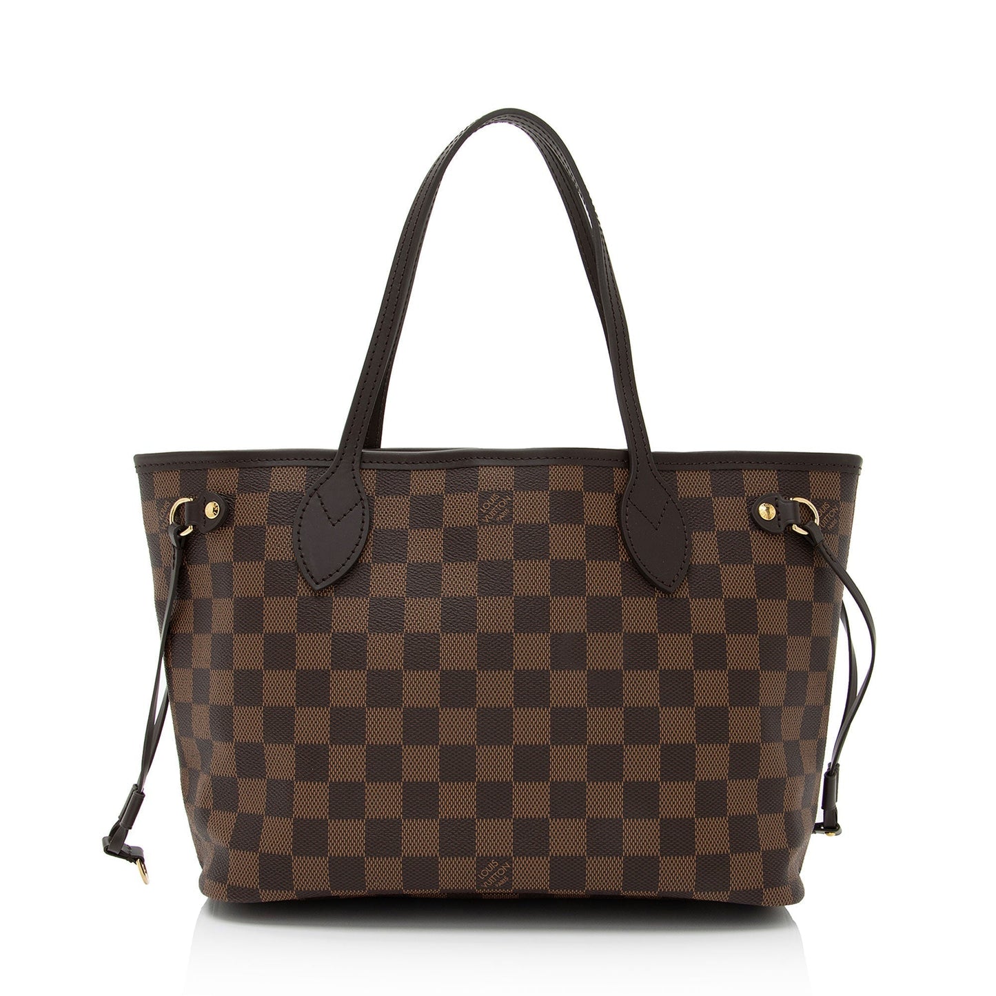 Louis Vuitton Damier Ebene Neverfull PM Tote (SHF-ZUwsqw)