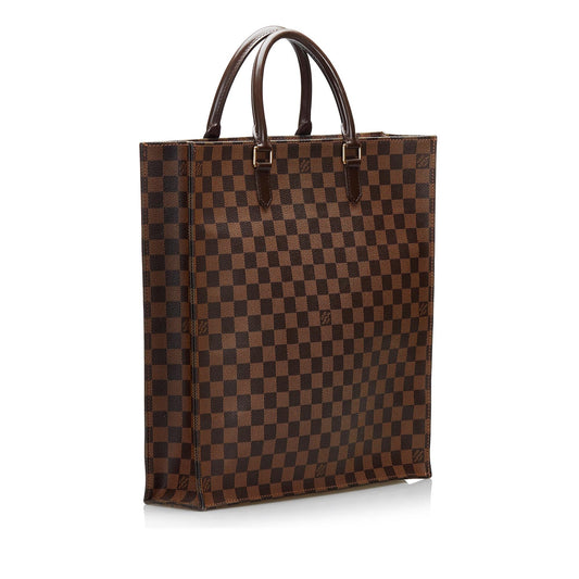 Louis Vuitton Damier Ebene Sac Plat (SHG-yOzQeM)