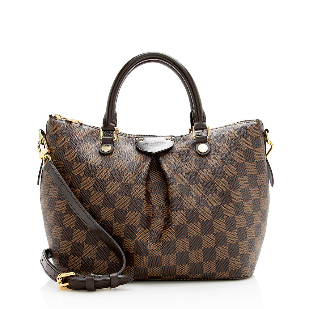 Louis Vuitton Damier Ebene Siena PM Satchel (SHF-20984)