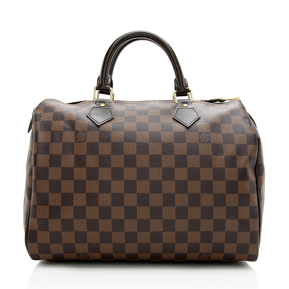 Louis Vuitton Damier Ebene Speedy 30 Satchel (SHF-20976)