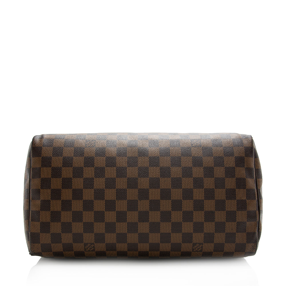 Louis Vuitton Damier Ebene Speedy 35 Satchel (SHF-21063)