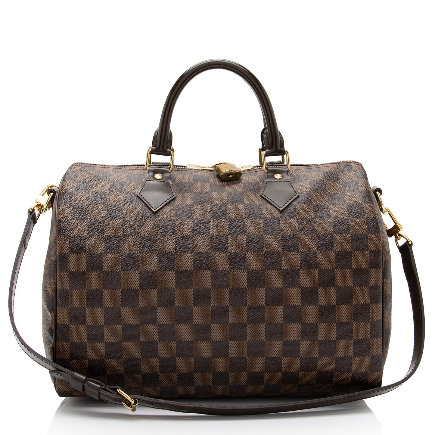 Louis Vuitton Damier Ebene Speedy Bandouliere 30 Satchel (SHF-XEgoqX)