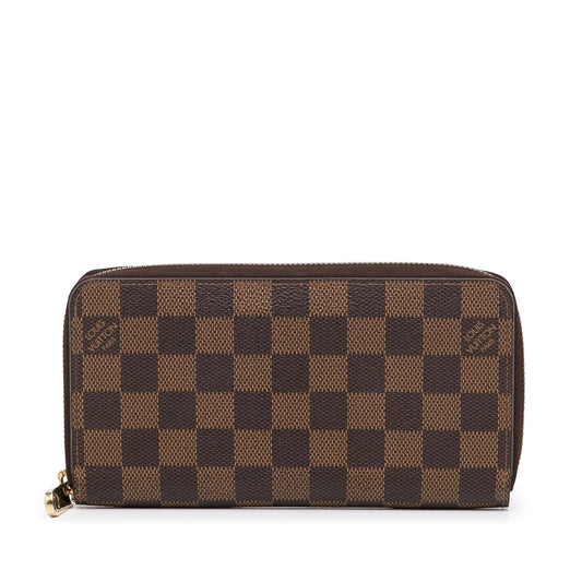 Louis Vuitton Damier Ebene Zippy Wallet (SHG-gQyZYn)