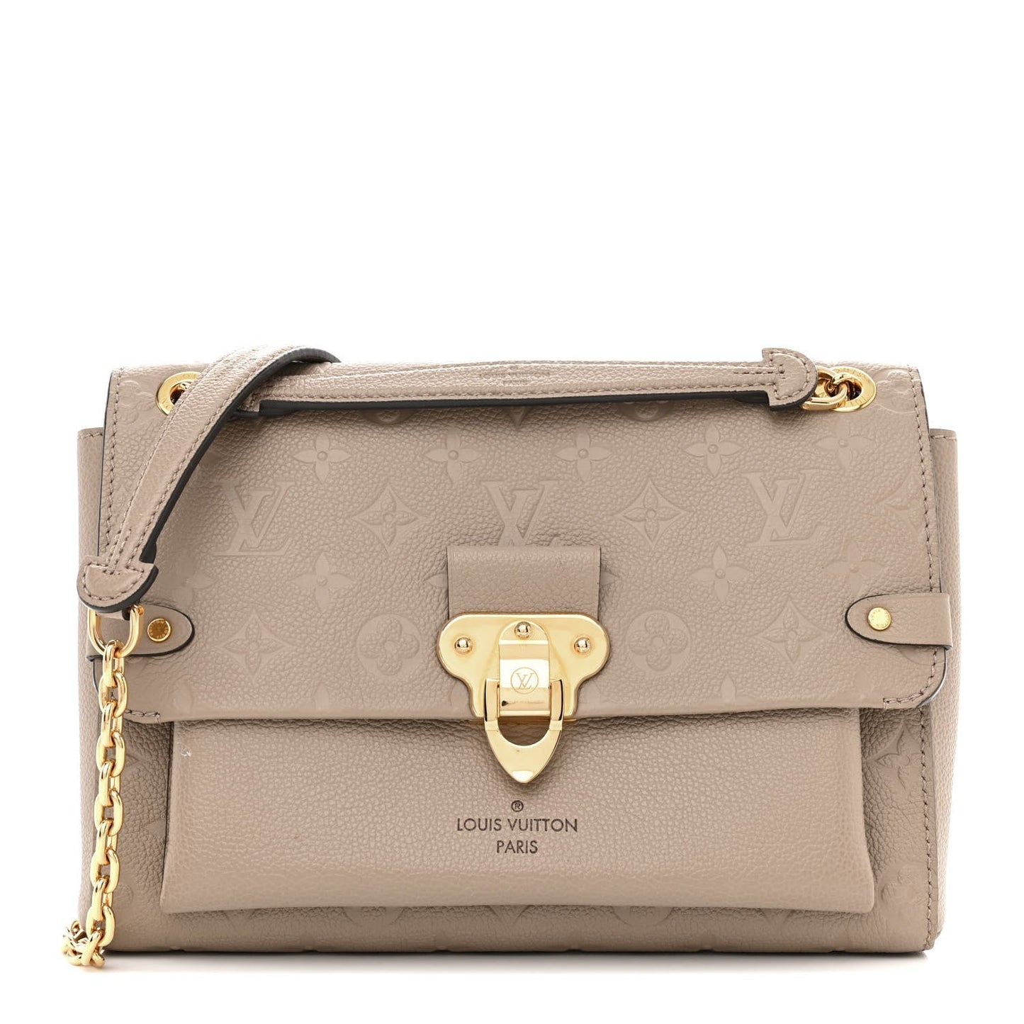 LOUIS VUITTON EMPREINTE LEATHER VAVIN WALLET ON CHAIN