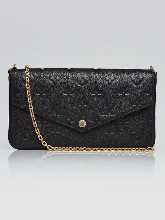 LOUIS VUITTON Monogram Empreinte Leather Felicie Pochette Bag
