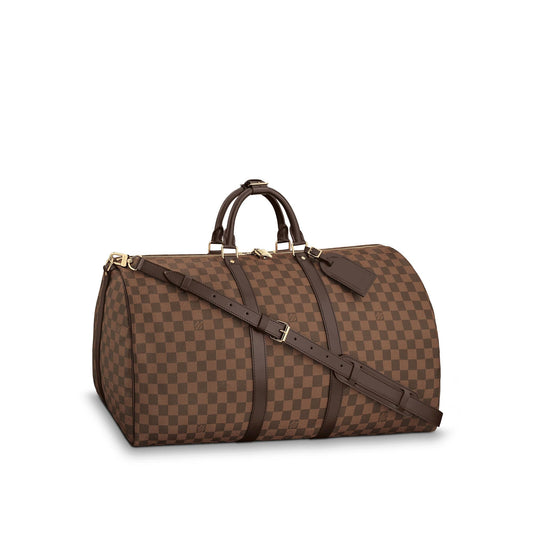 LOUIS VUITTON KEEPALL BANDOULIÃRE 50 DAMIER EBENE