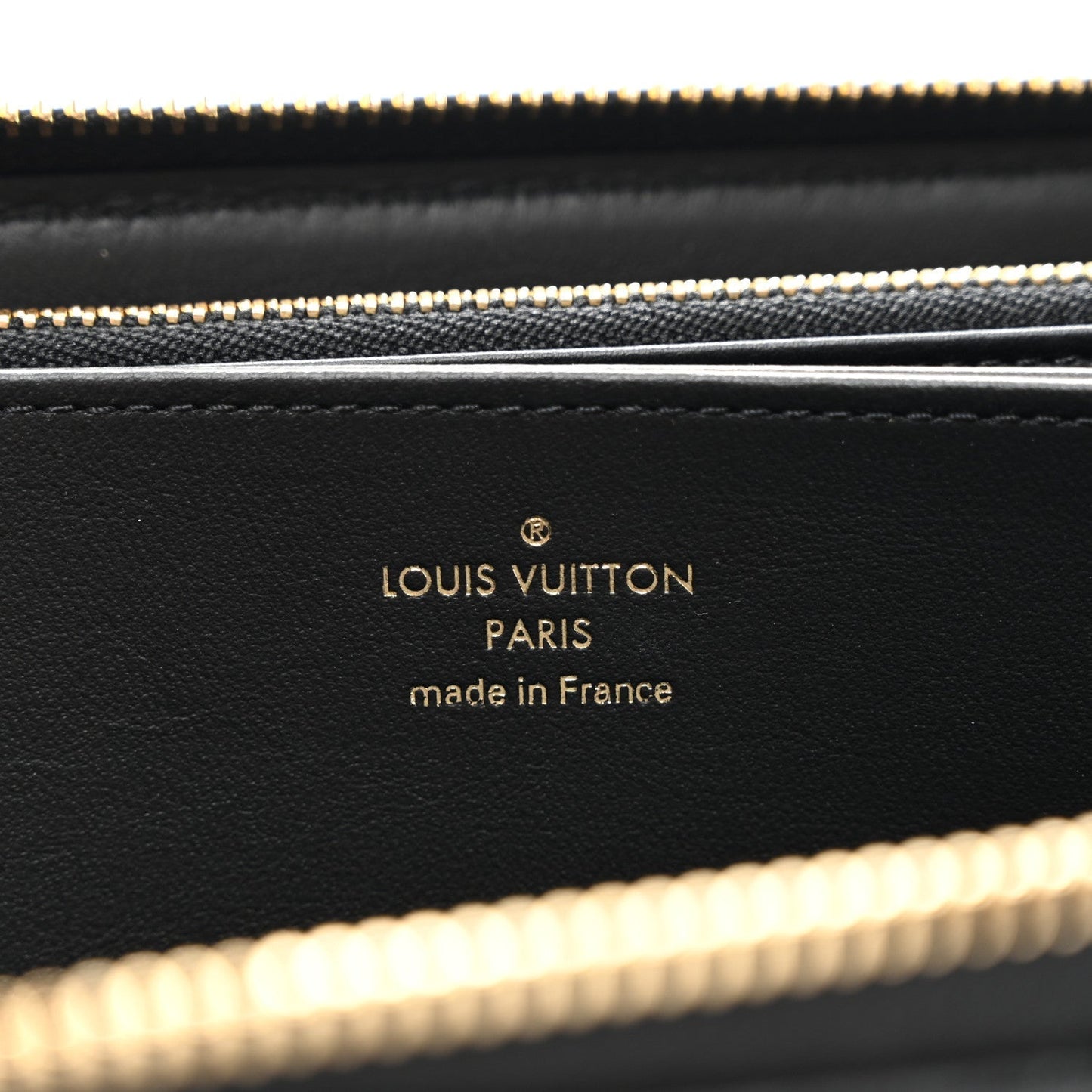 LOUIS VUITTON LAMBSKIN EMBOSSED MONOGRAM COUSSIN ZIPPY WALLET
