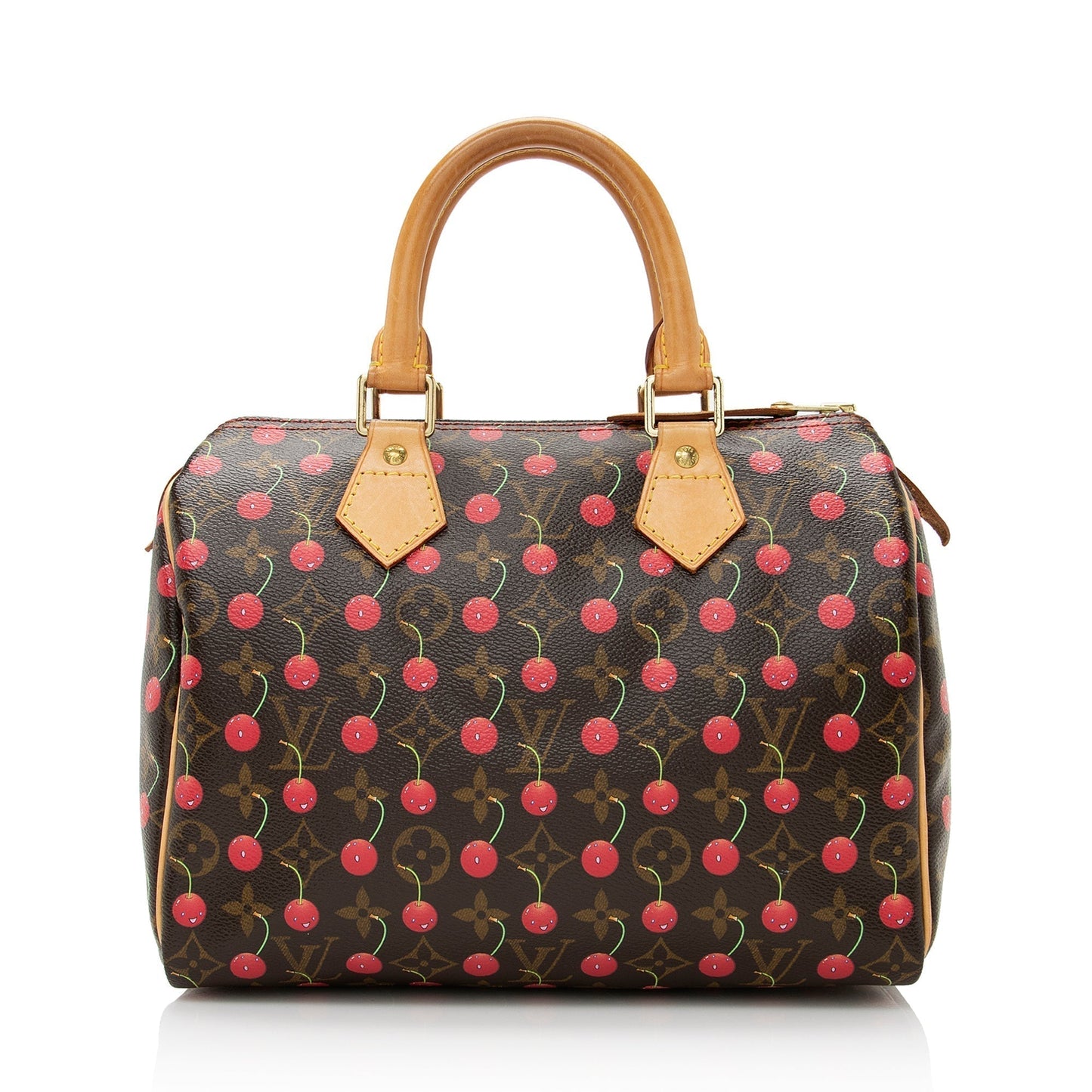Louis Vuitton Limited Edition Cerises Speedy 25 Satchel (SHF-22166)