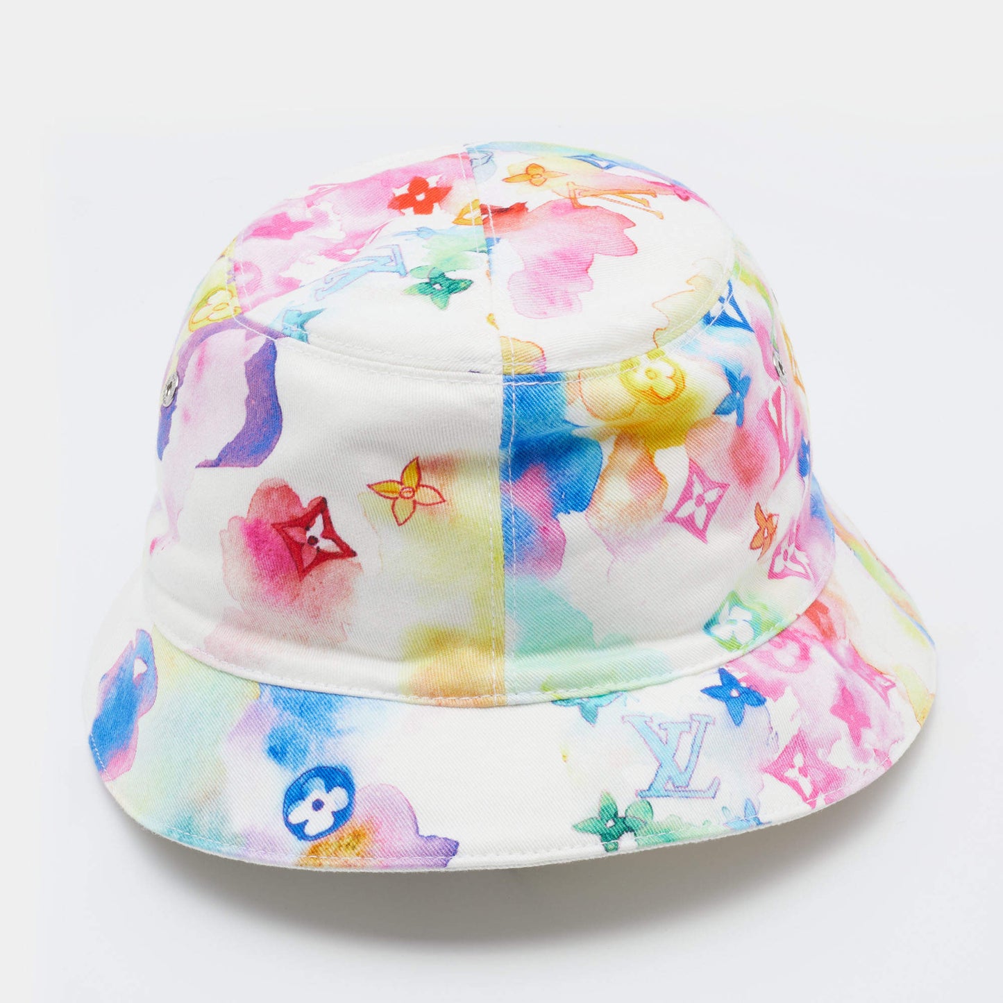 LOUIS VUITTON LIMITED EDITION WATERCOLOR MONOGRAM BUCKET HAT