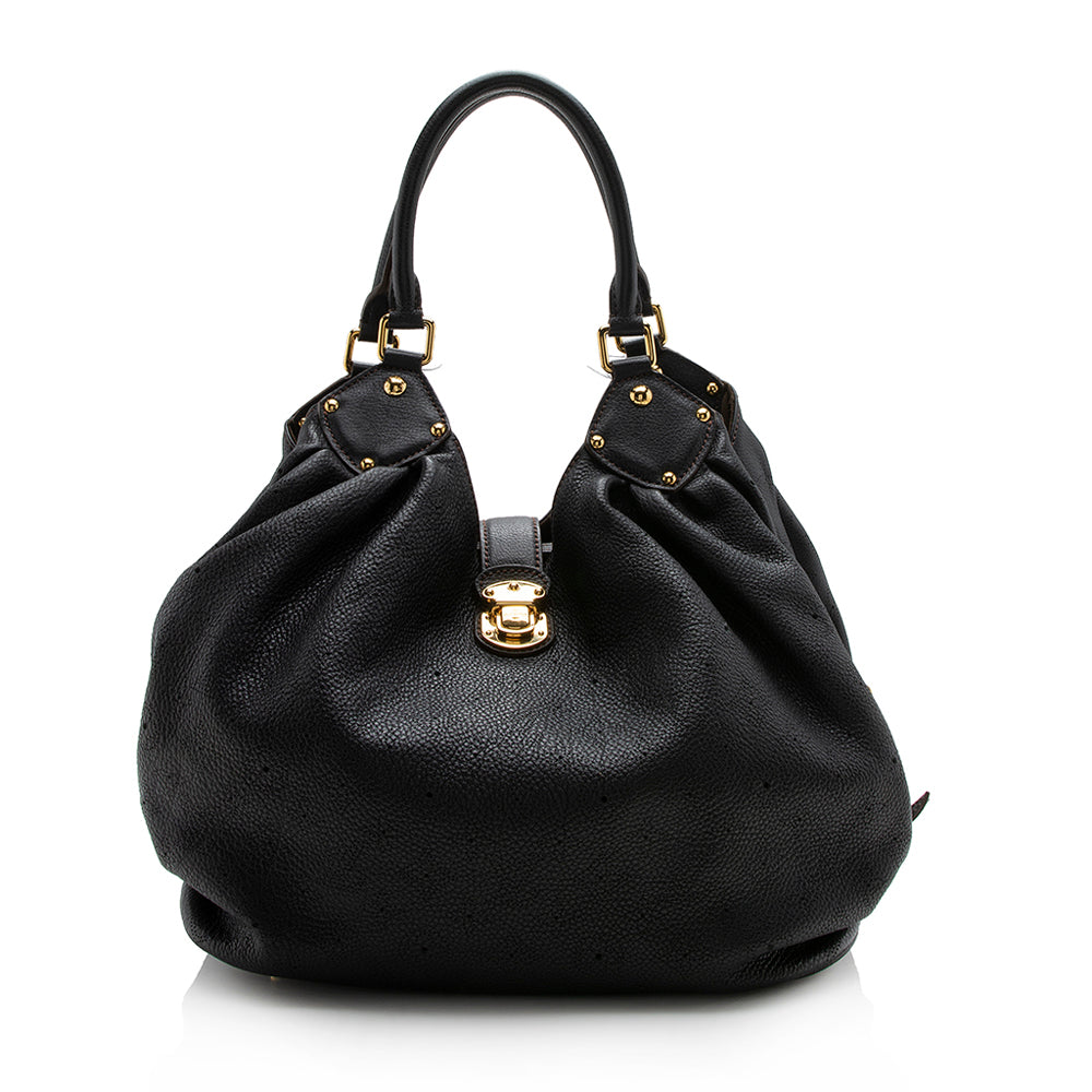 Louis Vuitton Mahina Leather L Hobo (SHF-13020)