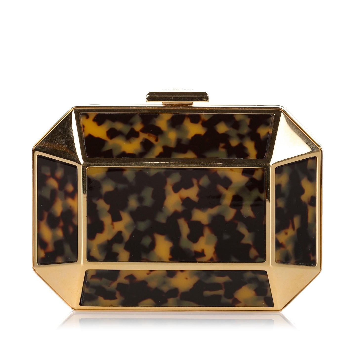 Louis Vuitton Minaudiere Bijou Tortoise Shell Clutch (SHG-35325)