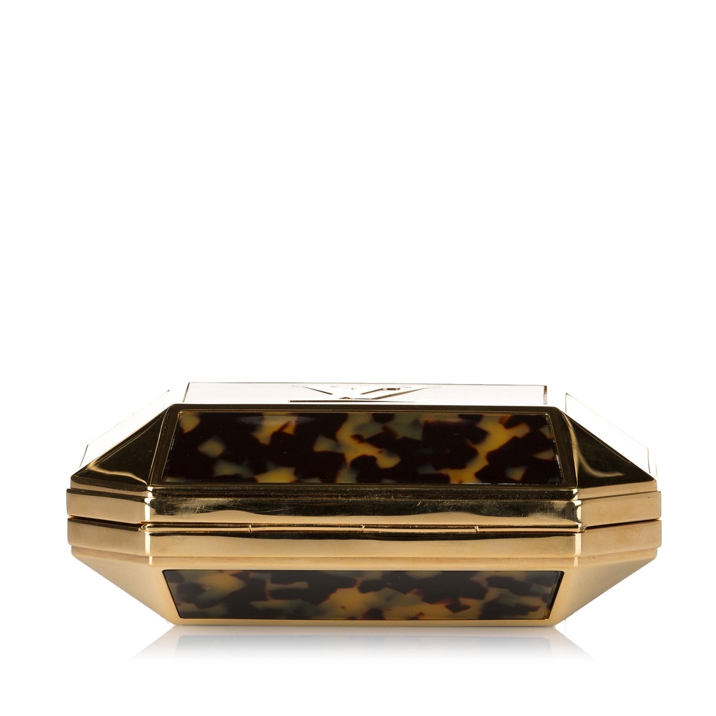 Louis Vuitton Minaudiere Bijou Tortoise Shell Clutch (SHG-35325)