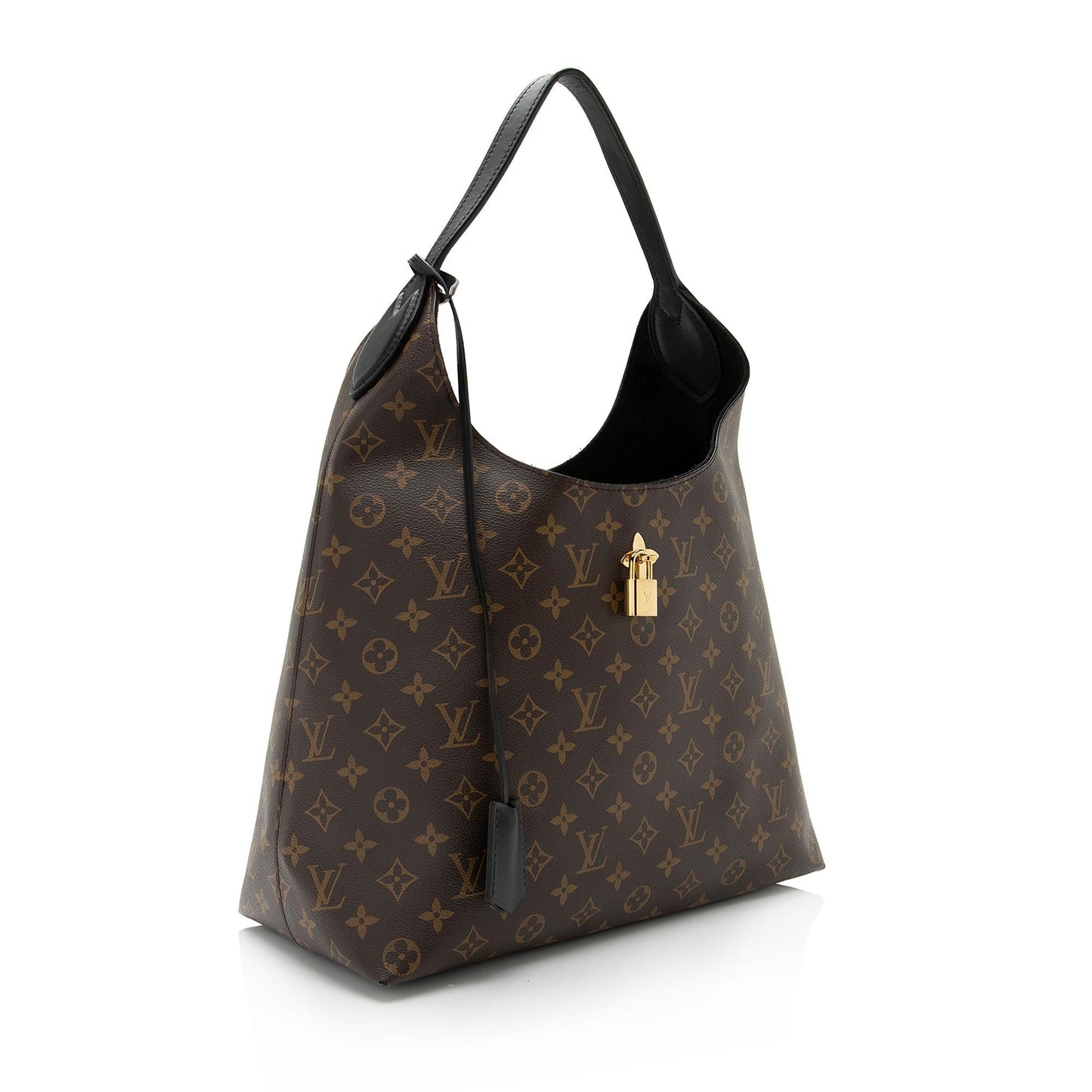 Louis Vuitton Monogram Canvas Flower Hobo (SHF-4d3x9y)