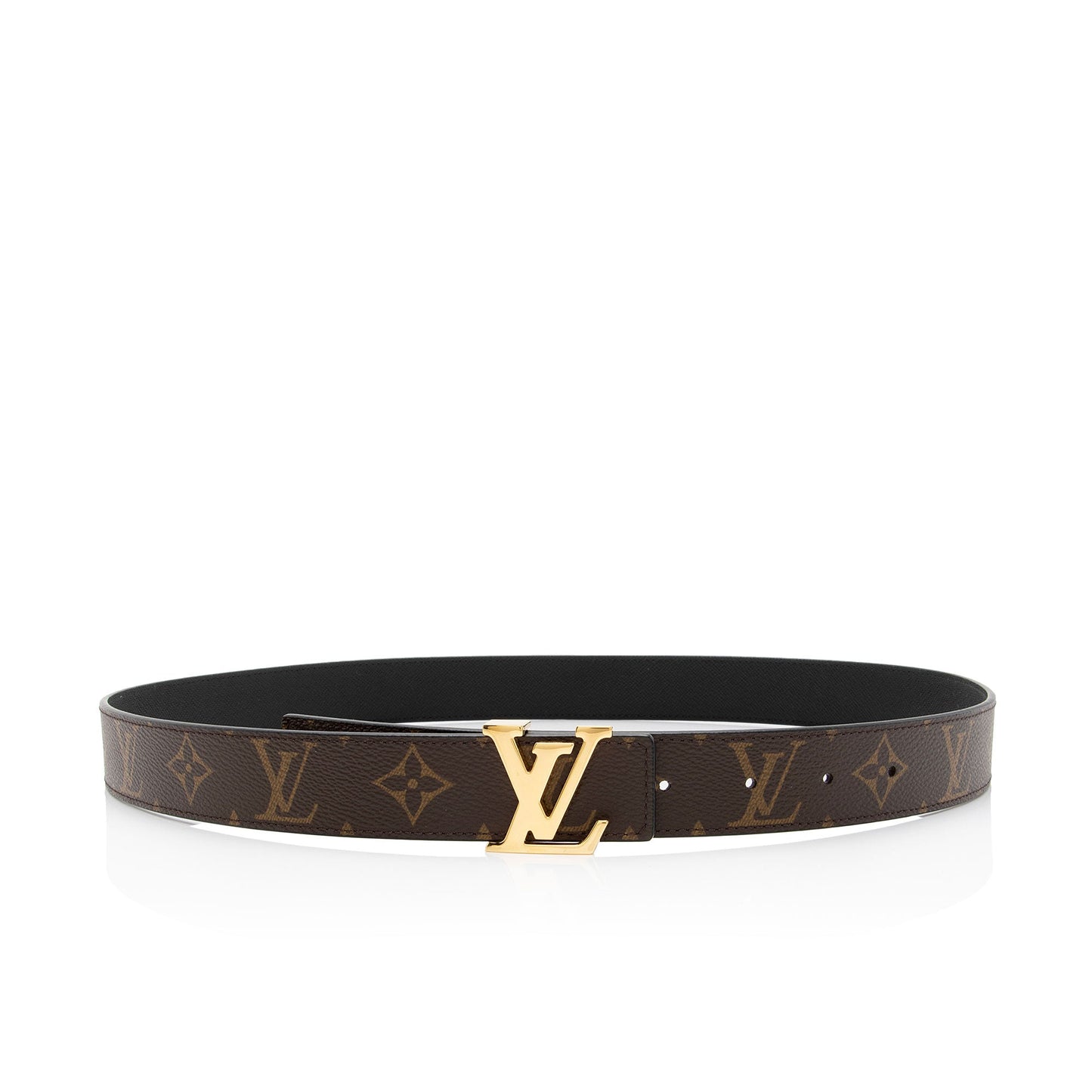 Louis Vuitton Monogram Canvas Reversible Initiales Belt - Size 36 / 90 (SHF-MouOLX)