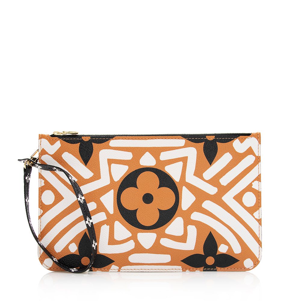Louis Vuitton Limited Edition Monogram Canvas Crafty Neverfull MM Pochette (SHF-20605)
