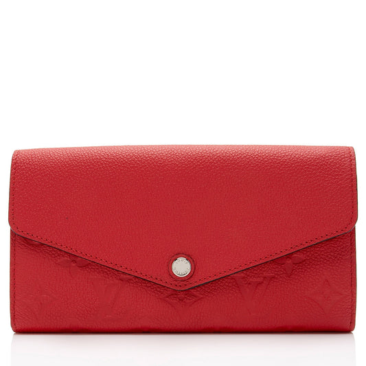 Louis Vuitton Monogram Empreinte Sarah Wallet (SHF-ZfloNP)