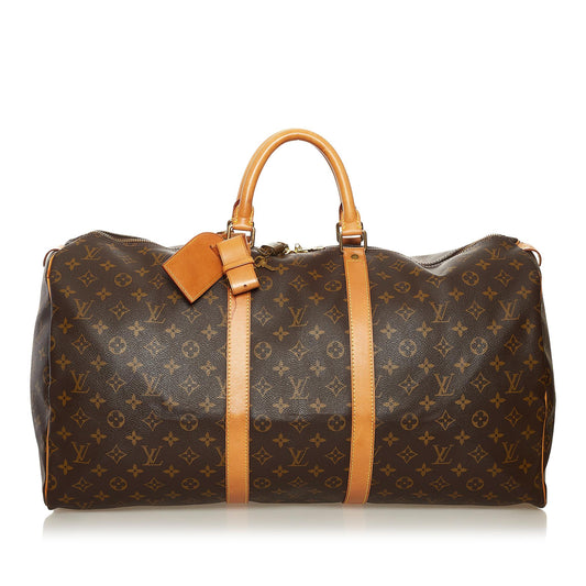 Louis Vuitton Monogram Keepall 55 (SHG-34883)