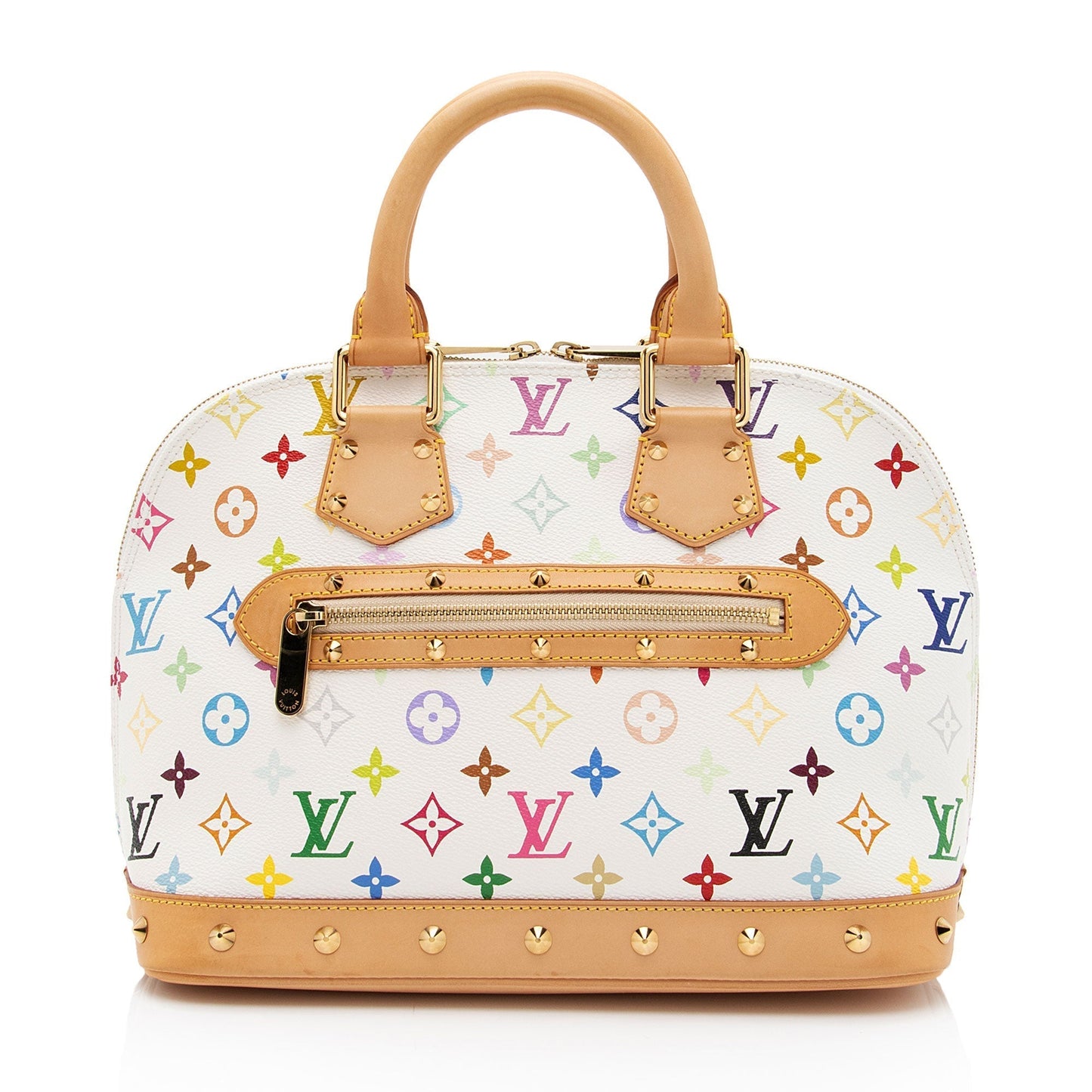 Louis Vuitton Monogram Multicolore Alma Satchel (SHF-Zj7zks)