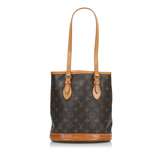 Louis Vuitton Monogram Petit Bucket (SHG-Epj7uZ)