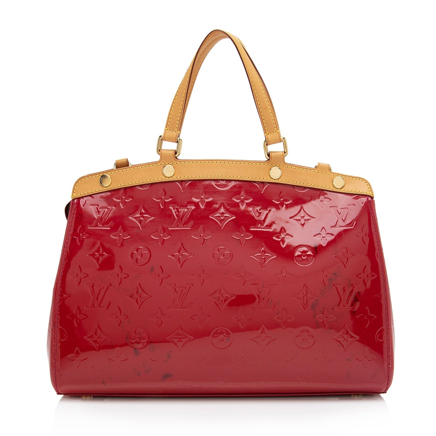 Louis Vuitton Monogram Vernis Brea MM Satchel (SHF-Lt8EA3)