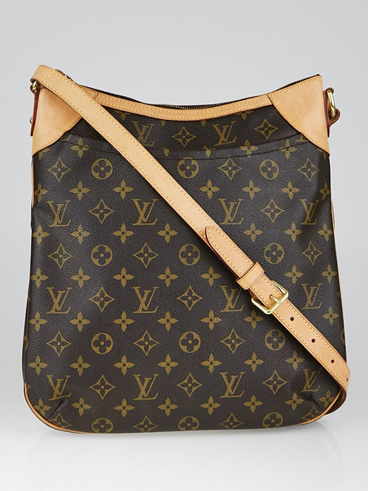 LOUIS VUITTON Monogram Canvas Odeon MM Bag