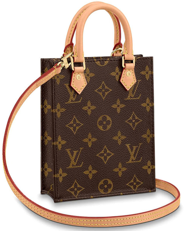 LOUIS VUITTON MONOGRAM PETIT SAC PLAT BAG