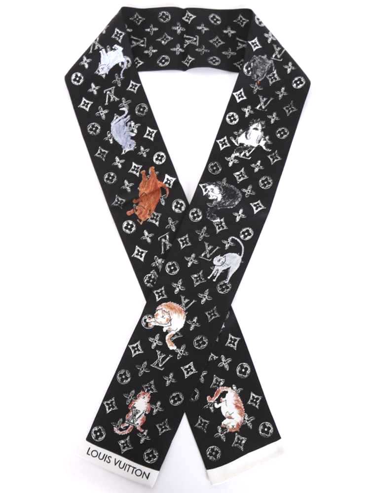 LOUIS VUITTON X GRACE CODDINGTON CATOGRAM SILK BANDEAU