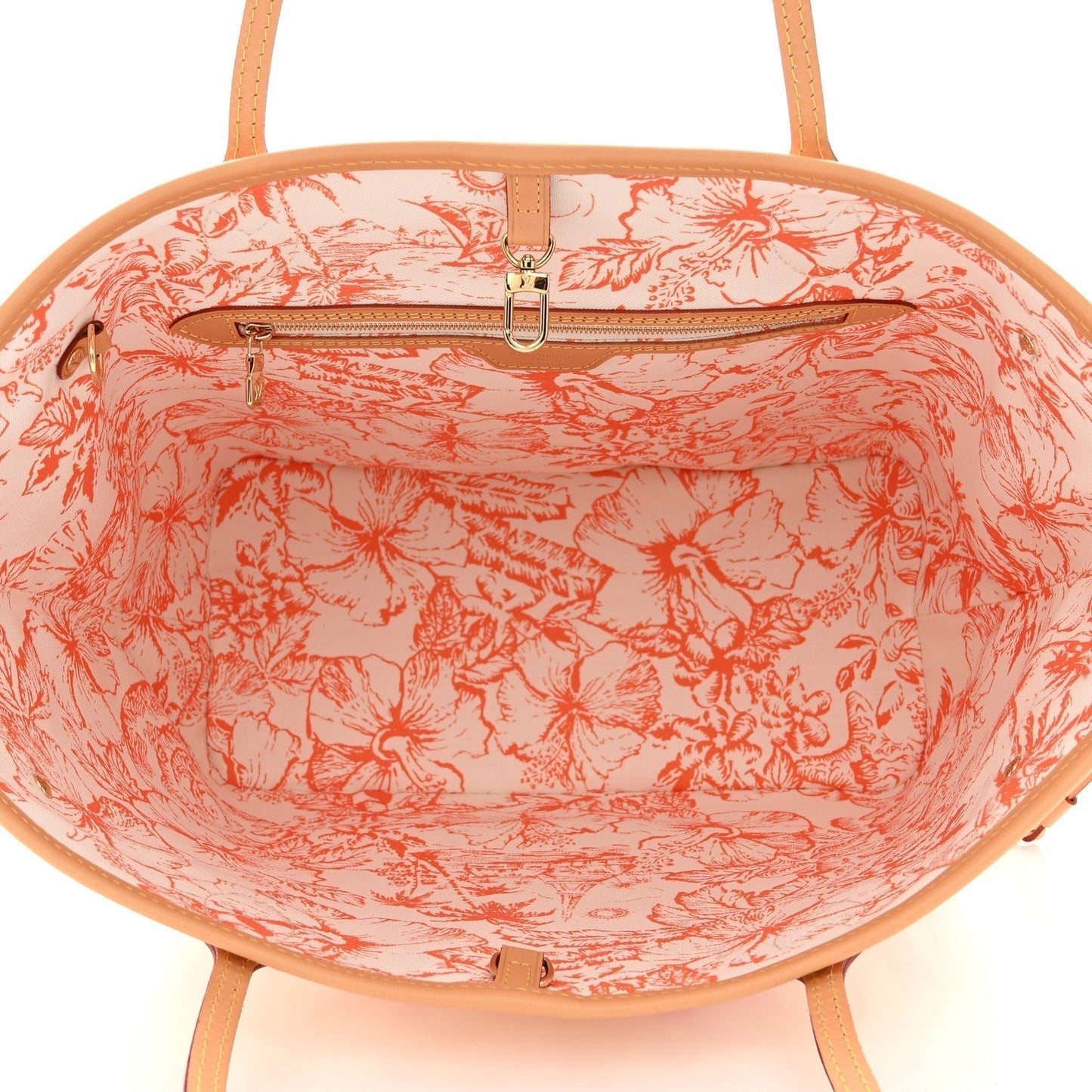 Louis Vuitton By The Pool Monogram Giant 2.0 Neverfull MM With Detachable Pouch Coral