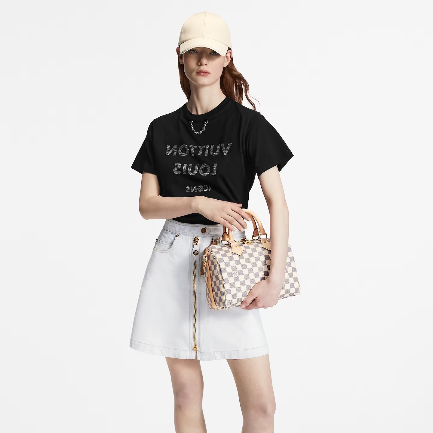 LOUIS VUITTON DAMIER AZUR SPEEDY 25 HANDBAG