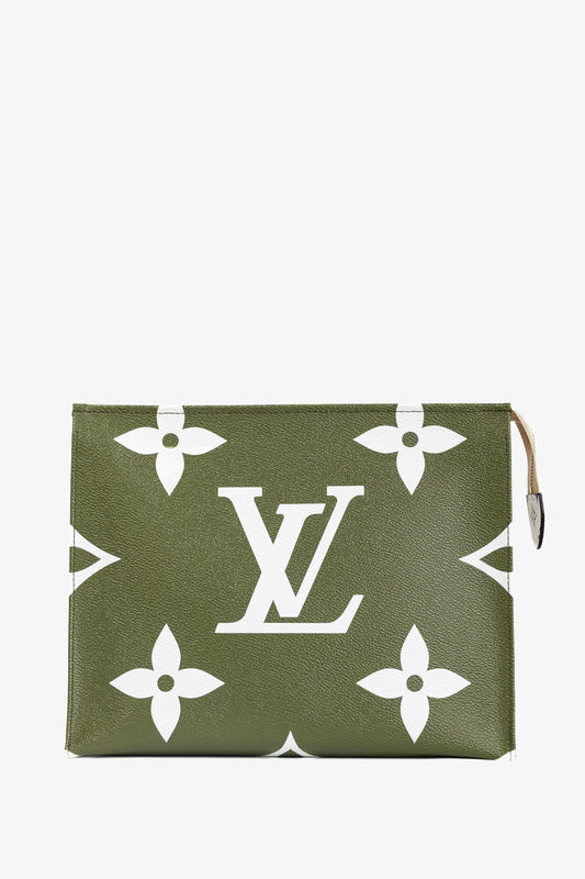 Louis Vuitton Khaki Monogram Giant Toiletry Pouch 26