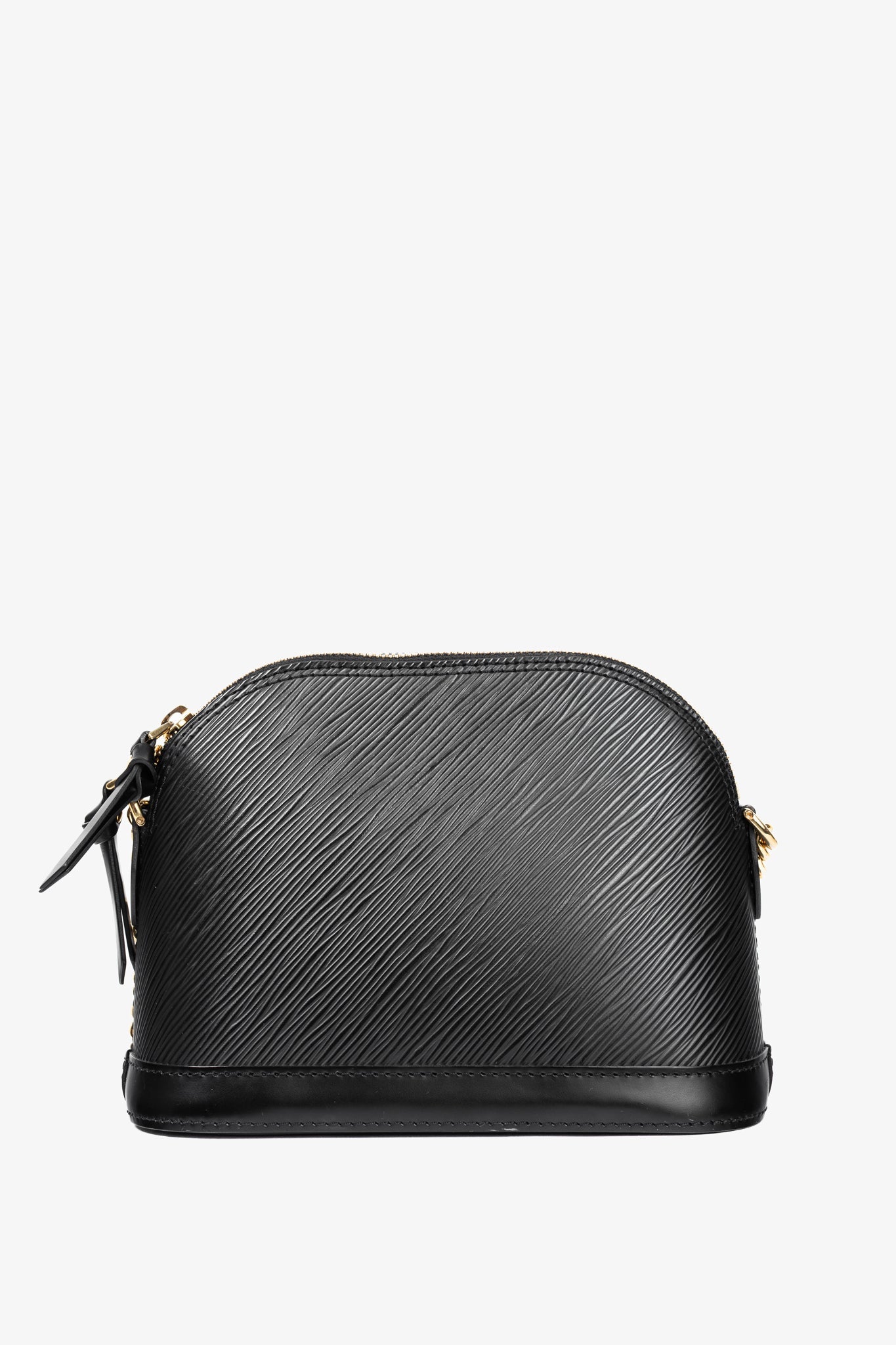 Louis Vuitton Alma Mini Noir Epi Chain-Strap Shoulder Bag
