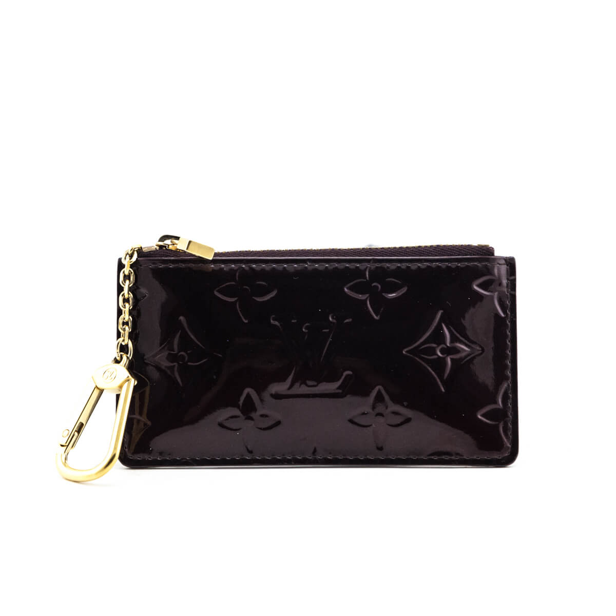 Louis Vuitton Amarante Monogram Vernis Key Pouch