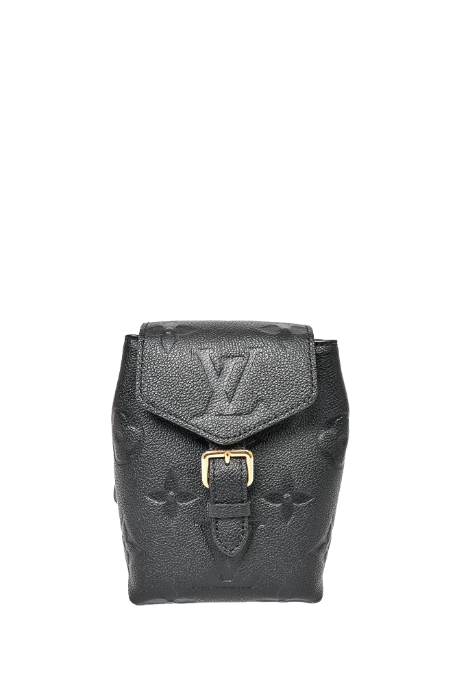 Louis Vuitton Black Empreinte Leather Tiny Backpack