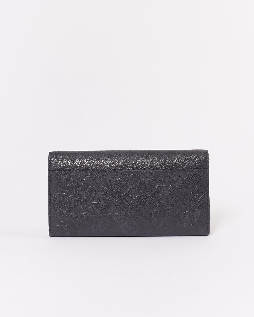 Louis Vuitton Black Empreinte Monogram Continental Sarah Wallet