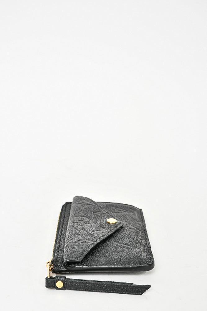Louis Vuitton Black Empreinte Recto Verso Card Holder