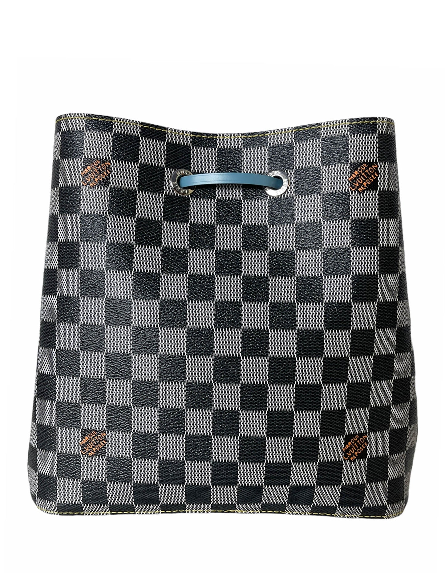 Louis Vuitton Black & White Damier Canvas NeoNoe Bag