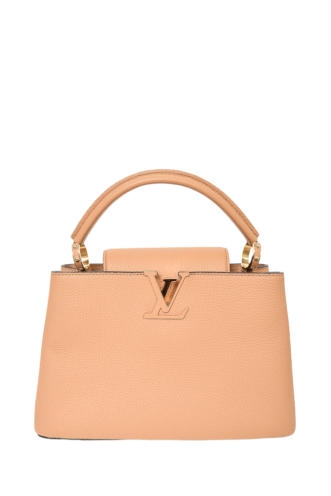 Louis Vuitton Camel Leather Capucines MM