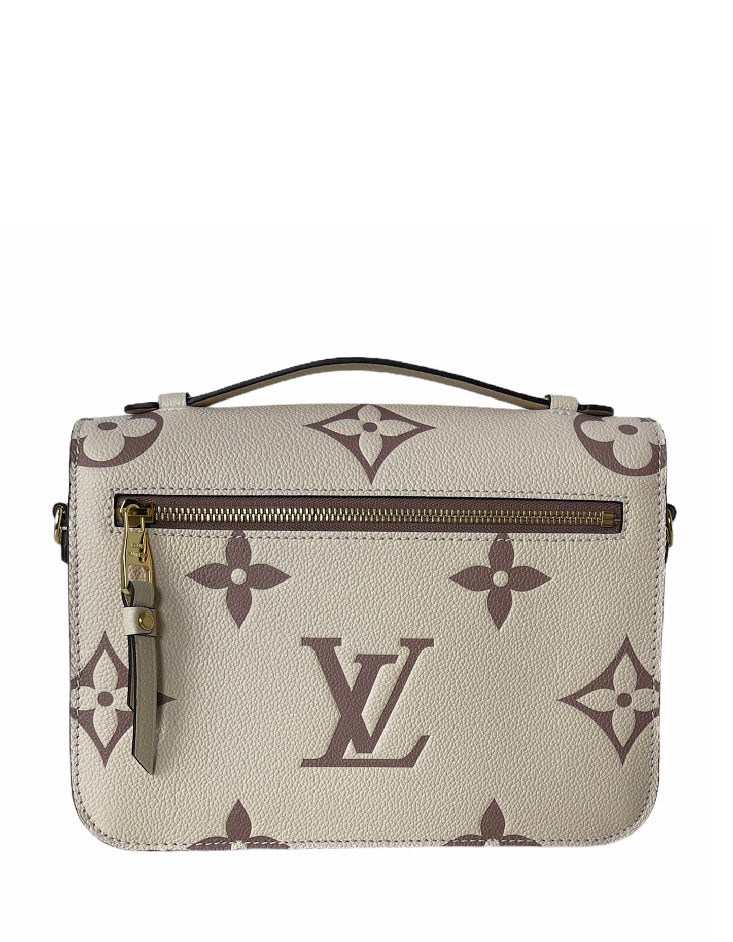 Louis Vuitton Cream Empreinte Pochette Metis Messenger Bag