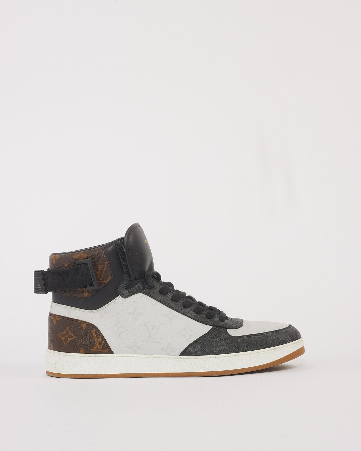 Louis Vuitton Monogram Men's Canvas Rivoli High Top Sneakers - 9.5 (LV sizing)